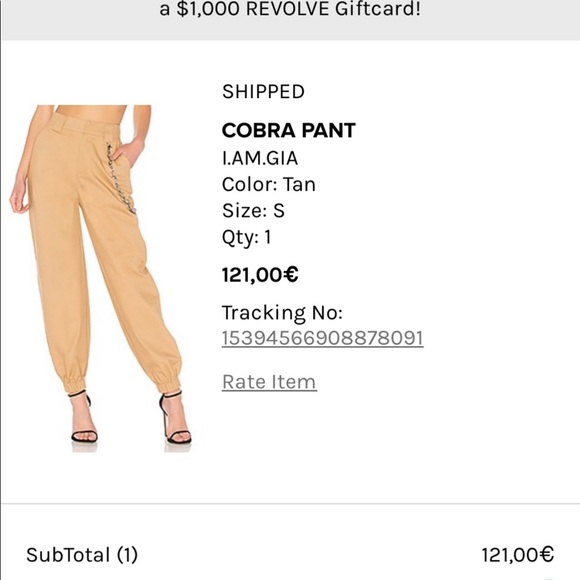 Original IAMGIA beige pants (bought on revolve ) - Picture 5 of 5